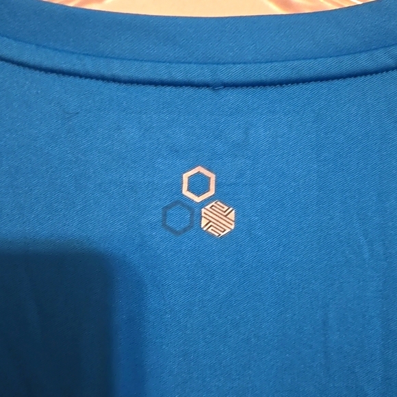 Tek Gear, Dry Tek, Wicking, Men's Short Sleeve Tee, Striped, Breathable, 3X Tall - Picture 9 of 10